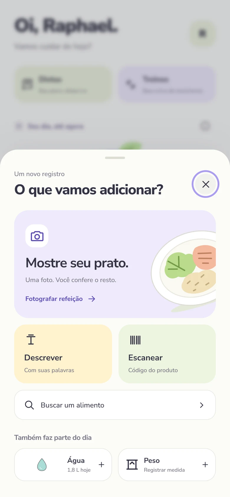 Novo registro