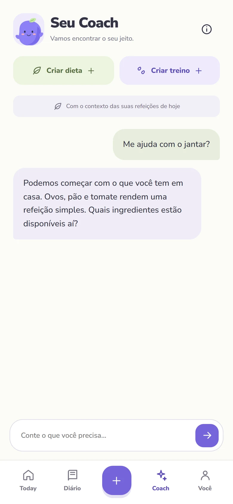 Conversa com o Coach